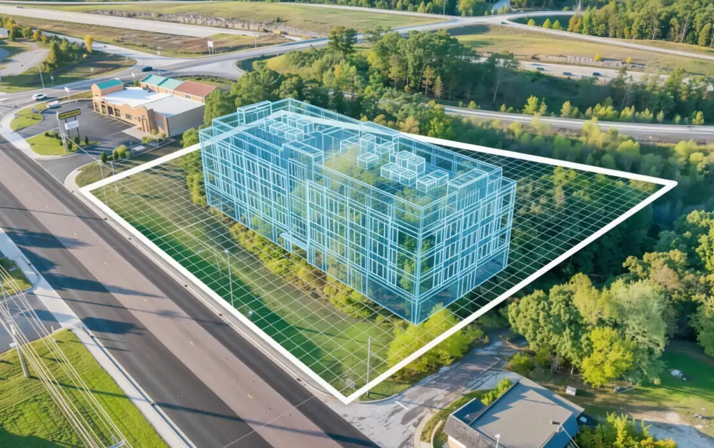 empty land for sale rendering